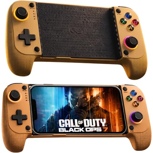 MAJESTECH (LIMITED EDITION) Phone Game Controller For iPhone/Android, RGB Hall Joystick, Mechanical Trigger, Xbox Cloud/Playstation Remote Play/Call of Duty/Roblox Wireless Bluetooth Mobile Gaming Gamepad