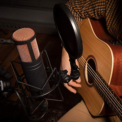 Antelope Audio Edge Duo Double Membrane Condenser Microphone | Condenser Microphone, USB/XLR, PC Compatible, Professional Studio, Singing, Podcasting, Gaming, Recording, Streaming & Vocals - size: Edge Duo