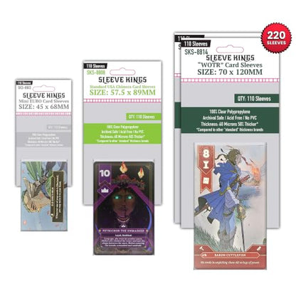 Sleeve King's The Old King's Crown Compatible Card Sleeve Bundle - style: The Old King’s Crown (8803 x 1 + 8808 x 1 + 8814 x 1)