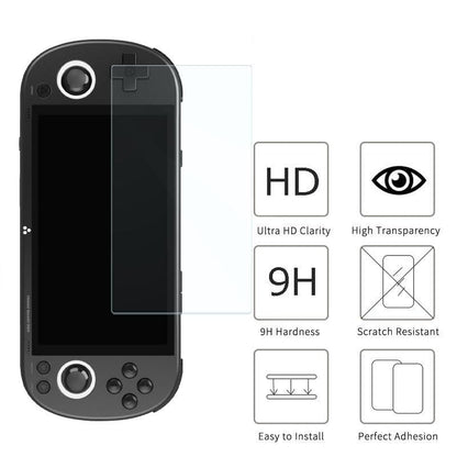 for Trimui Smart Pro Screen Protector - [2 Pack] HD Tempered Glass Film [9H Hardness] [Anti-Scratch] Compatible for MOUJI Levhorzn Ampown HANHIBR WESICH Trimui Smart Pro Handheld Game Console