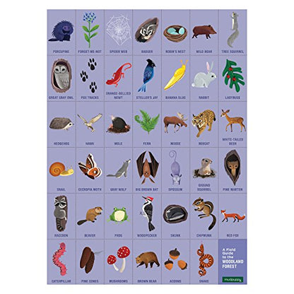 Mudpuppy Woodland Forest — 64 Piece Search & Find Puzzle Jigsaw Puzzle Featuring Diverse Woodland Animals and Over 40 Hidden Images to Find for Ages 4+ - color: Woodland Forest