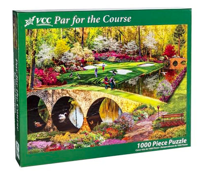 Par for The Course (Golf) Jigsaw Puzzle 1000 Pieces - Precision Cut, Challenging Golf Puzzle for Adults, Vibrant Colors, 1000 Piece Golfing Jigsaw by Vermont Christmas Company