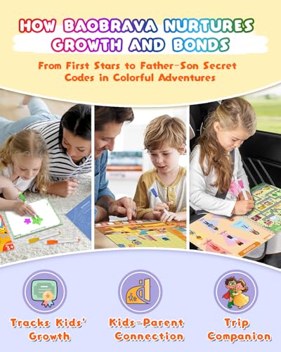Baobrava Preschool Learning Activities, 37 Themes Tracing Activity Books Ages 3-8, Toddler Handwriting Practice Kindergarten Workbooks, Travel Game Toys for Road Trip Car Airplane,Gifts for Boys Girls - style: I Can Write Book Game