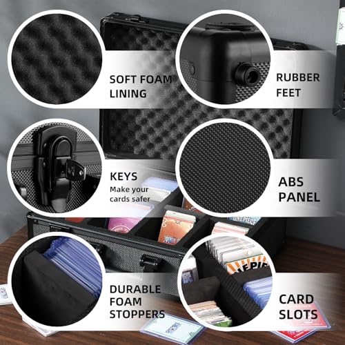 Toploader Storage Box for 3" x 4" 35PT Rigid Card (Large) | Hard Case, Dividers, Durable, Large Capacity, Ultimate Protection - size: Large
