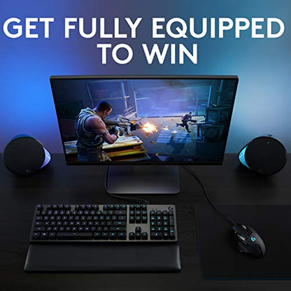 Logitech G502 Hero Wired Gaming Mouse - Black | High performance, 25,600 DPI, RGB, adjustable weights, 11 programmable buttons, on-board memory, PC/Mac - style: Wired