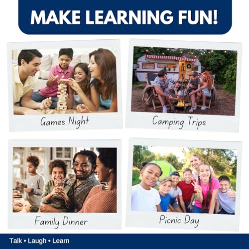 ? WORD TEASERS American Trivia - Trivia Game for Adults & Kids - Interesting & Fun Trivia Questions About the United States - 150 Trivia Cards for Kids, Teens & Adults - style: American Trivia