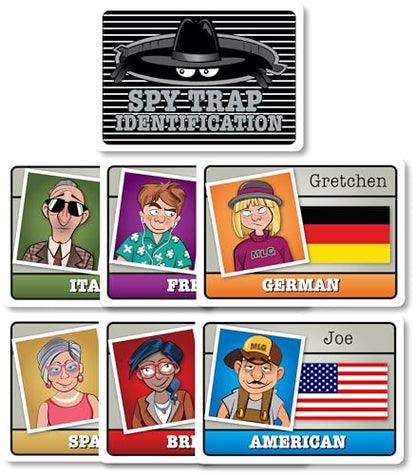 Spy Alley + Spy Trap Bundle: Family Friendly Strategy Board + Card Games.