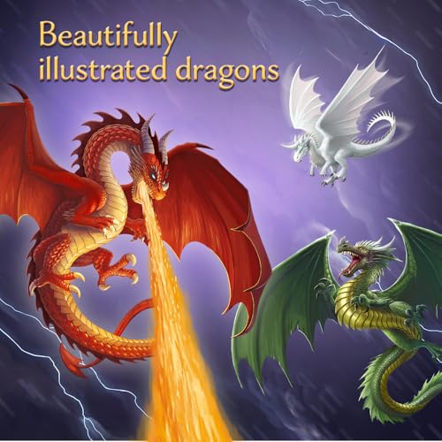 Trefl Game: Book of Dragons - Social Board Game, 8+ | Engaging Gameplay, Hand-Drawn Illustrations with Dragons, Strategic Thinking