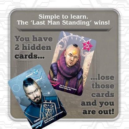 Coup Card Game by Indie Boards & Cards | Fast Bluffing and Social Deduction Strategy | Hidden Roles, Deception, and Player Interaction | Quick 15-Minute Game for 2–6 Players | Adults, Teens, Families - style: Coup (Base Game)