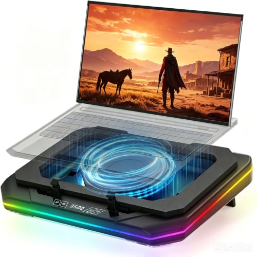 Cooling Pad for Lenovo Legion 9i 7i 5i 5 7a 5a Pro 9i 7i 5i 5 7a 5a Legion Slim 5 7 7i 5i 9i 5a Gaming Laptop,It is Undisputed King of Heat Dissipation with Powerful Turbo Fan Can Fast Cooling