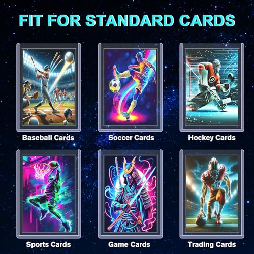 600ct Card Sleeves Top Loaders for Cards - Toploads for Cards, 3"x4" Hard Plastic Protectors & Clear Rigid for Trading, Sports, Baseball Cards (300 Hard + 300 Penny Sleeves, 600 Total) - size: 300 Hard Sleeves + 300 Soft Sleeves