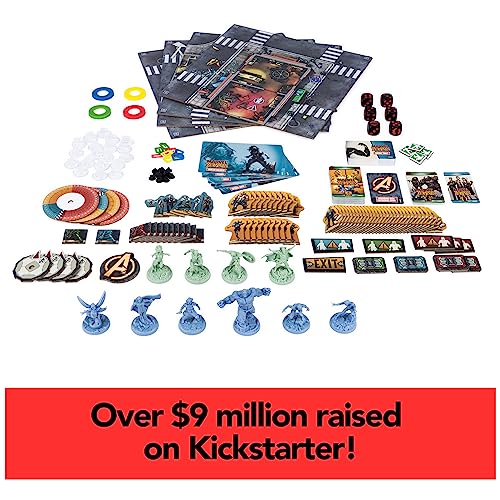 Spin Master Games, Marvel Zombies: Heroes’ Resistance, A Zombicide Game, Collectible Marvel Figurines, for Fans of Marvel Rivals & Action Movie Toys, 1-4 Players, for Adults & Teens Ages 14 & Up - color: Marvel Zombies Heroes? Resistance