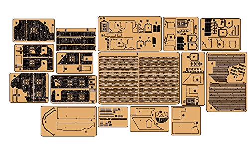 War World Gaming Semi-Destroyed Normandy House for Historical Wargames – 28mm Laser Cut MDF Building - size: Semi-Destroyed Normandy House