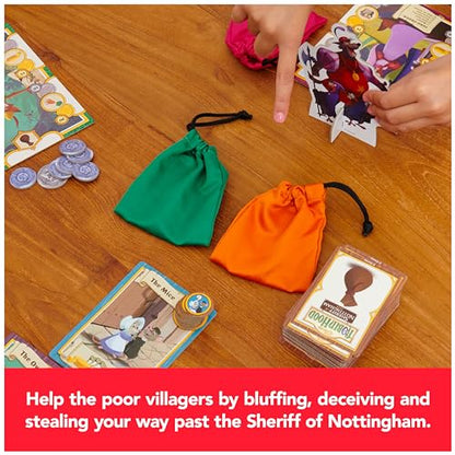 Spin Master Games, Disney Robin Hood Sheriff of Nottingham, Family Board Games, Disney Board Games for Family Night, 3-5 Players, for Ages 10 & Up