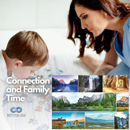 Yosemite National Park Puzzle 1000 Piece Jigsaw for Adults | Featuring El Capitan, Half Dome, Yosemite Falls & more - for national park lovers - style: Yosemite Puzzle 1000pc