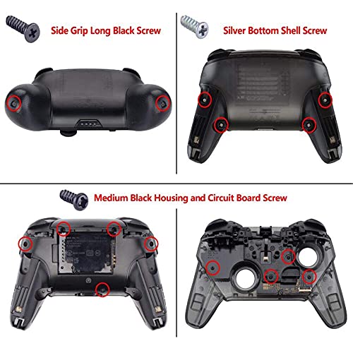 eXtremeRate Matcha Green Repair ABXY D-pad ZR ZL L R Keys for Nintendo Switch Pro Controller, DIY Replacement Full Set Buttons with Tools for Nintendo Switch Pro Controller - Controller NOT Included - color: Matcha Green