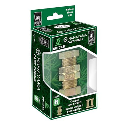BePuzzled | Nutcase Hanayama Metal Brainteaser Puzzle Mensa Rated Level 6, for Ages 12 and Up