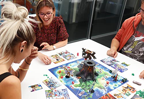 IELLO: King of Monster Island - Strategy Board Game, Sequel of The King of Line, Family, Play Cooperatively, Ages 10+, 1-5 Players, 60 Minutes - style: Monster Island
