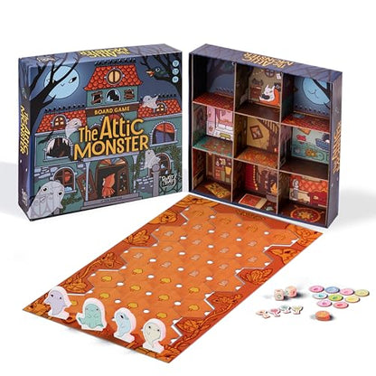 The Attic Monster | Family Board Game | Board Game for Adults and Family | Adventure Board Game | Ages 5+ | for 2 to 4 Players | Average Playtime 30 Minutes…