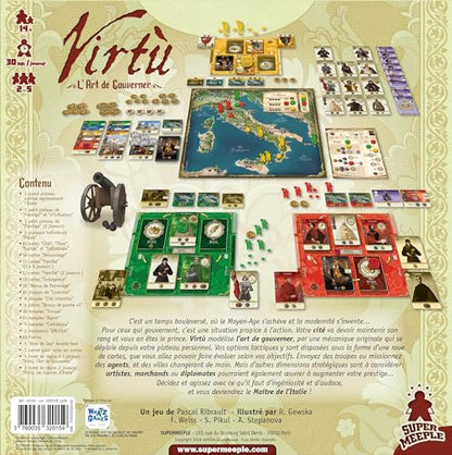 Virtù Board Game Italian Renaissance Themed Strategy Game Deep Strategic City Building Game for Adults and Teens Ages 14+ 2-5 Players Average Playtime 60-150 Minutes, Made by Super Meeple