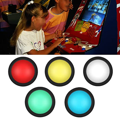 Button Kit with 100Mm LED Light Up Button for DIY Assembly Interactive Vending Machines (100#-Green+Three-legged Switch+LED Light)