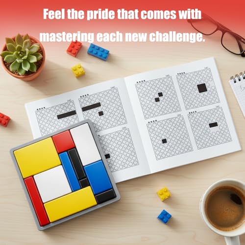 Logic Puzzle Brain Teaser Game, Engaging Educational Challenges for Classroom Brain Training, Family Game Night Entertainment, Solo Critical Thinking Practice, Complete Set of Logic Puzzles