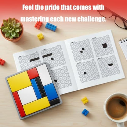 Logic Puzzle Brain Teaser Game, Engaging Educational Challenges for Classroom Brain Training, Family Game Night Entertainment, Solo Critical Thinking Practice, Complete Set of Logic Puzzles