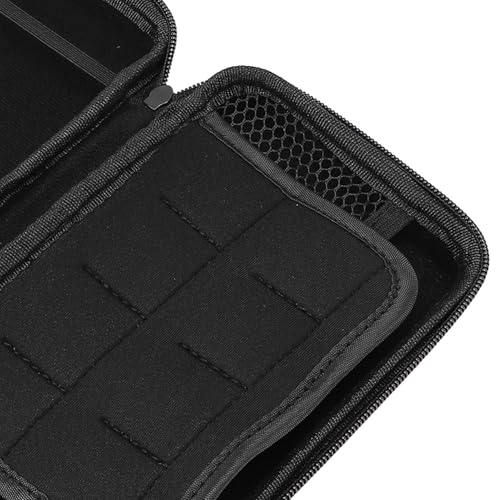 LICAEVEY Hard Shell Carrying Case for New 3DS XL/2DS XL - Travel Protective Storage with 8 Game Cartridge Slots & Water Proof PU Exterior (Red) - color: Red