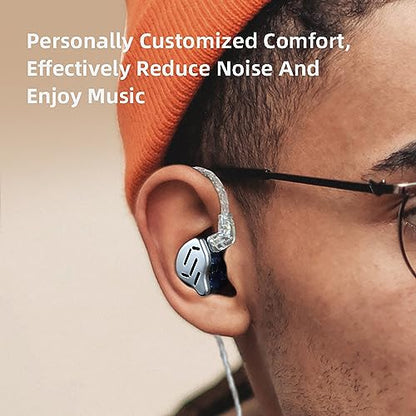 CCA KZ Zax in Ear Monitor Headphones 16 Units 7BA 1DD Hybrid Drivers HiFi IEM Earphones High Clarity Metal Gaming Earbuds with 2 Pin Detachable Cable - color: KZ ZAX Silver, size: with mic