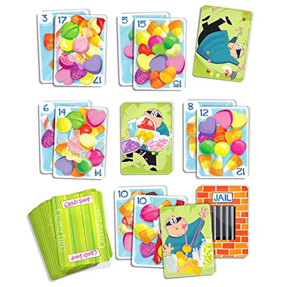 Melon Rind Clumsy Thief Candy Shop Math Game for Kids Ages 8+, Adding to 20 Card Game to Develop Math Skills with Confidence, Educational, Fun Activity for 3-6 Players - style: Adding to 20