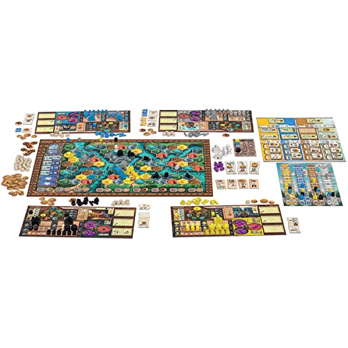 Capstone Games: Age of Innovation - A Terra Mystica Game, Faction Strategy Board Game, Ages 14+, 1-5 Players, 40 Min - style: Age of Innovation