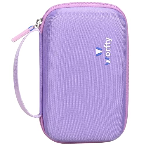 worfty Case for Retroid Pocket Classic/ Retroid Pocket Flip 2 Retro Game Console - Hard Travel Protective Carrying Storage Bag (Purple) - color: Purple