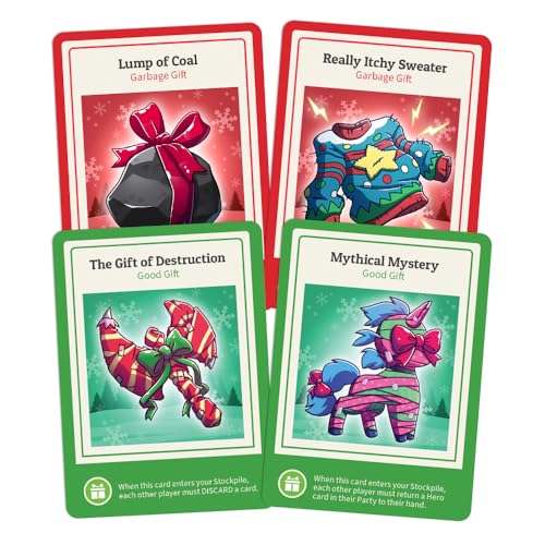Unstable Games - Here to Sleigh Holiday Expansion Pack - Designed to be added to your Here to Slay Base Game - style: Expansion: Here to Sleigh Holiday