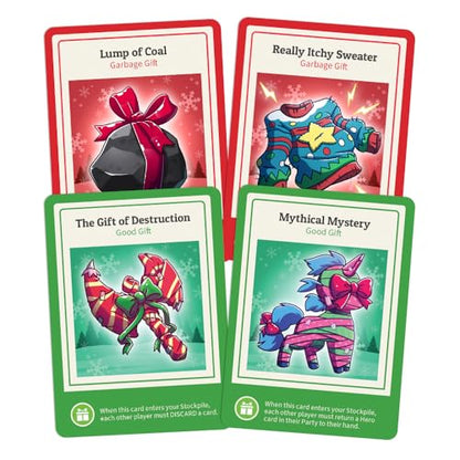 Unstable Games - Here to Sleigh Holiday Expansion Pack - Designed to be added to your Here to Slay Base Game - style: Expansion: Here to Sleigh Holiday