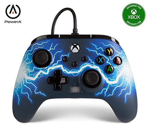 PowerA Enhanced Wired Controller for Xbox Series X|S - Arc Lightning, Officially Licensed for Xbox - color: Arc Lightning