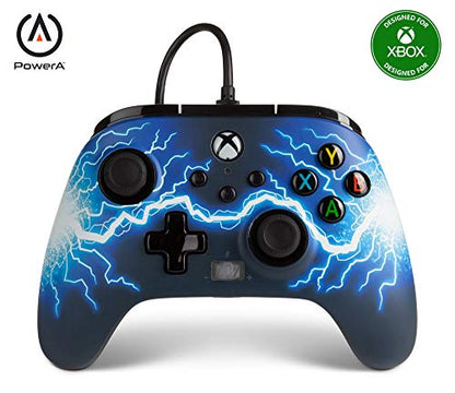 PowerA Enhanced Wired Controller for Xbox Series X|S - Arc Lightning, Officially Licensed for Xbox - color: Arc Lightning