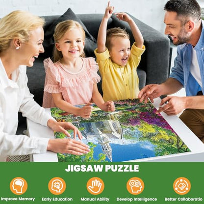 1000 Piece Puzzle for Adults,Little Chapel Puzzles,Beautiful Garden Countryside Jigsaw Puzzles 1000 Pieces,Fun Christian Puzzle for Adults Kids Seniors,Challenging Family Game Great Gift Idea,28x20 in - style: Little Chapel