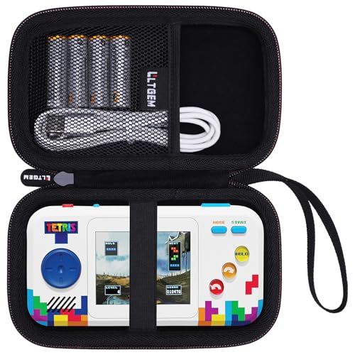 LTGEM Case Compatible with My Arcade Handheld Portable Video Game Console, Hard Shell Travel Carrying Storage Bag - Black(Case Only) - color: 1.Black