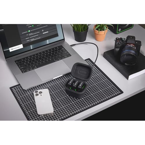 RØDE Charge Case+ | Charging Case for the Wireless GO (Gen 3) with Two Full Extra Recharges for 21 Hours Total Battery Life and Data Transfer | Charging Case for the Wireless GO (Gen 3) - color: Wireless GO Gen 3 Recharge Case
