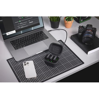 RØDE Charge Case+ | Charging Case for the Wireless GO (Gen 3) with Two Full Extra Recharges for 21 Hours Total Battery Life and Data Transfer | Charging Case for the Wireless GO (Gen 3) - color: Wireless GO Gen 3 Recharge Case
