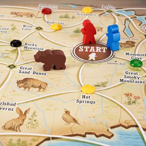 Underdog Games Trekking The National Parks - Award-Winning Family Board Game for Kids Ages 12+ - Easy to Learn, Fun Activities for 1-5 Players, Great for Family Bonding & for National Parks Lovers