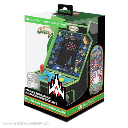 My Arcade Galaga Micro Player Pro: Arcade Classics 2 Games in 1, Retro Gaming - style: Galaga