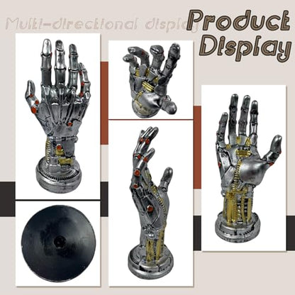 Gaming Controller Holder Stand, Cyberpunk Silverhand Mechanical Hand Modern Home And Game Room Decor, Perfect Resin Art Gift for Husband, Boyfriend