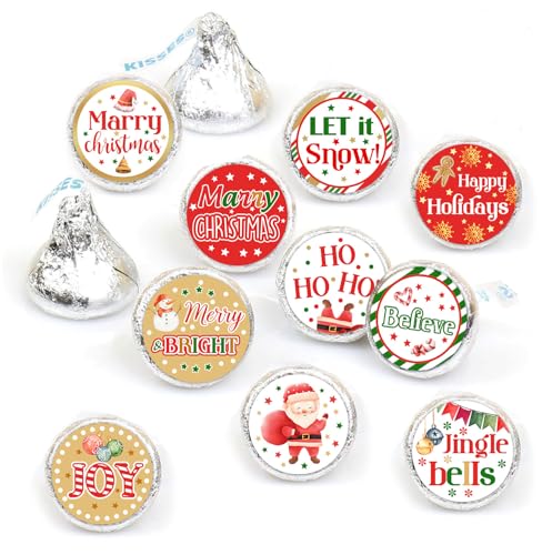 ALodr Guess How Many Christmas Kisses Game, How Many Kisses Standing Sign 50 Guessing Cards 180 Christmas Kisses Stickers, Christmas Games for Adults, How Many Kisses Christmas Game Set for Christmas - color: Christmas 01