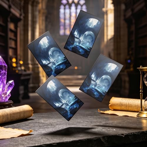 MTG Card Sleeves -Undercity Sewers- Surveil Lands - Ultra Clear Front & Matte Finish Back, 100 Count Standard Size Matte Art Sleeve for Magic the Gathering - color: Undercity Sewers