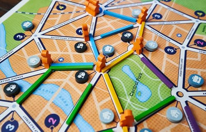 Capstone Games Bus: Complete Edition Strategy Board Game for 3-5 Players | | Public Transportation Route Building with Worker Placement and Time Management | Ages 14+ | 120 Min Playtime