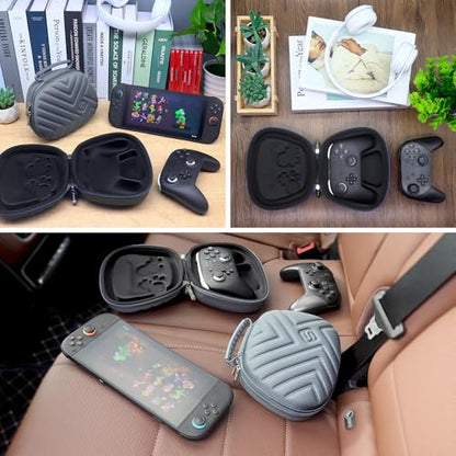 Carrying Case Compatible with Nintendo Switch 2 Pro Controller, Buttons & Joysticks Full Protection, Hard Shell Original Switch Controller Travel Storage Case, Grey - color: Grey Special Edition