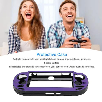 PSV 1000 Protective Case, Premium Aluminum Alloy Hard Shell Cover with Sandblasted Finish for Enhanced Grip and Durability for 1000 Console - color: Purp