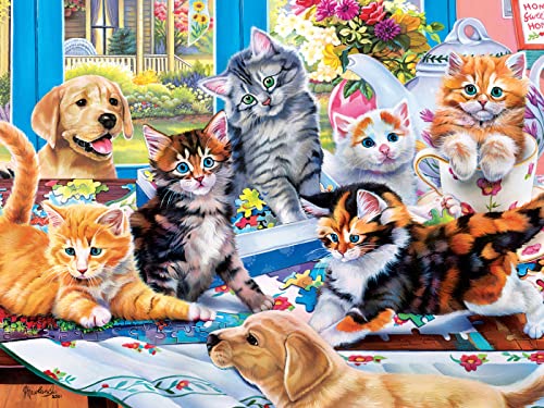 Masterpieces 400 Piece Jigsaw Puzzle for Adults, Family, Or Kids - Puzzling Gone Wild - 18"x24" - style: Puzzling Gone Wild