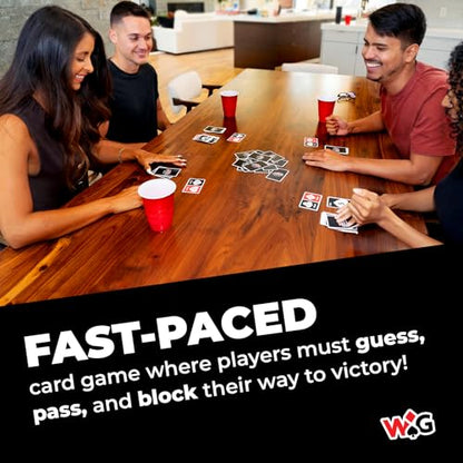 Wild Guess! – Insanely Competitive, Fast-Paced Card Game for 2 to 4 Players – Guess, Pass & Block Your Way to Victory – Fun for Friends, Families and Game Night – Ages 10+